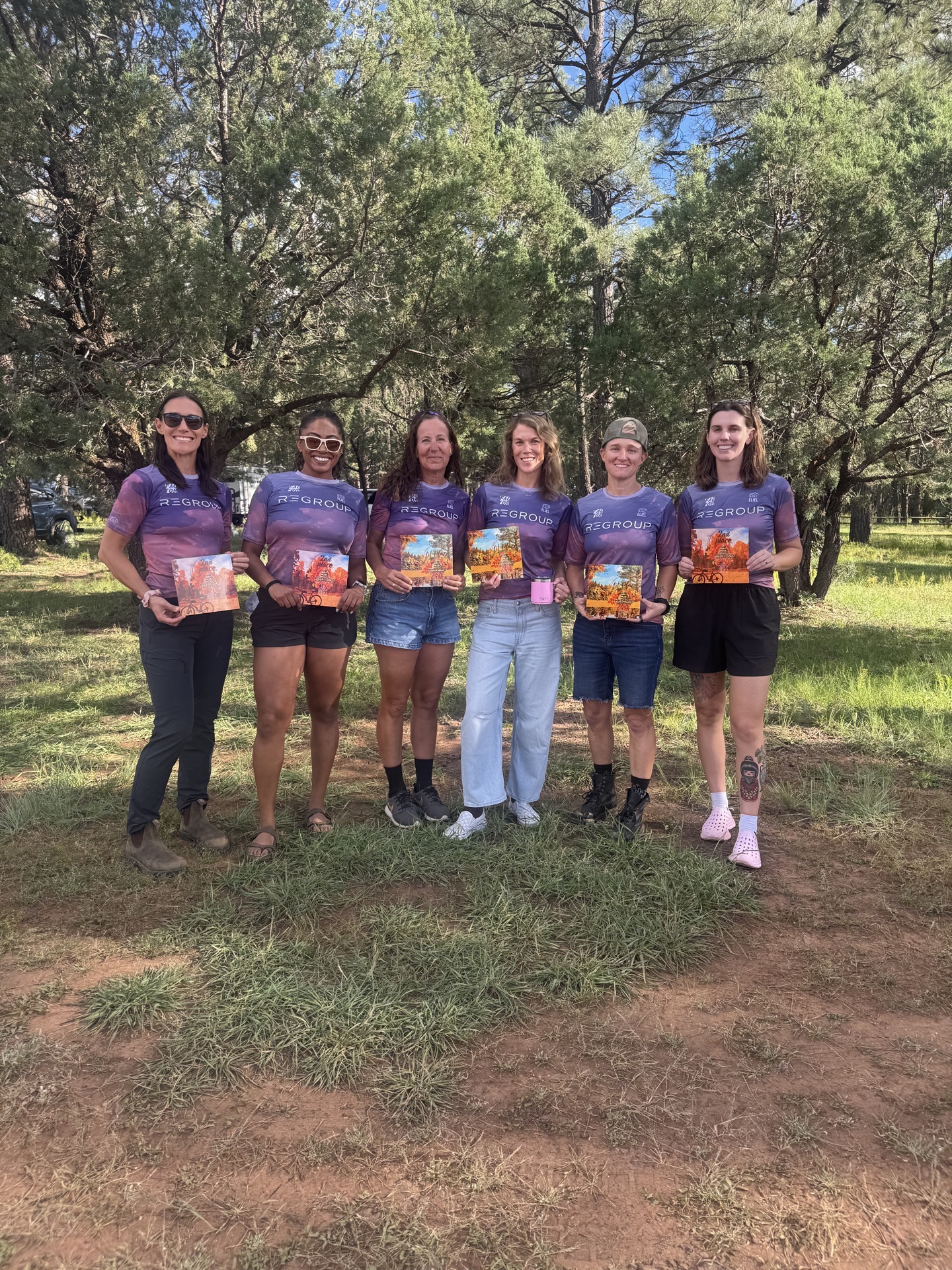 Regroup Women celebrating at Pinewood Showdown
