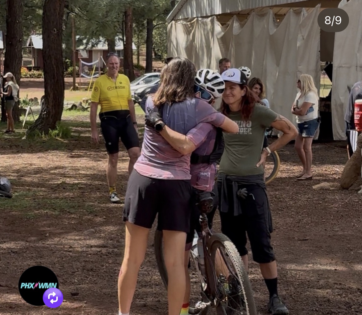 Post-race congratulations at Pinewood Showdown