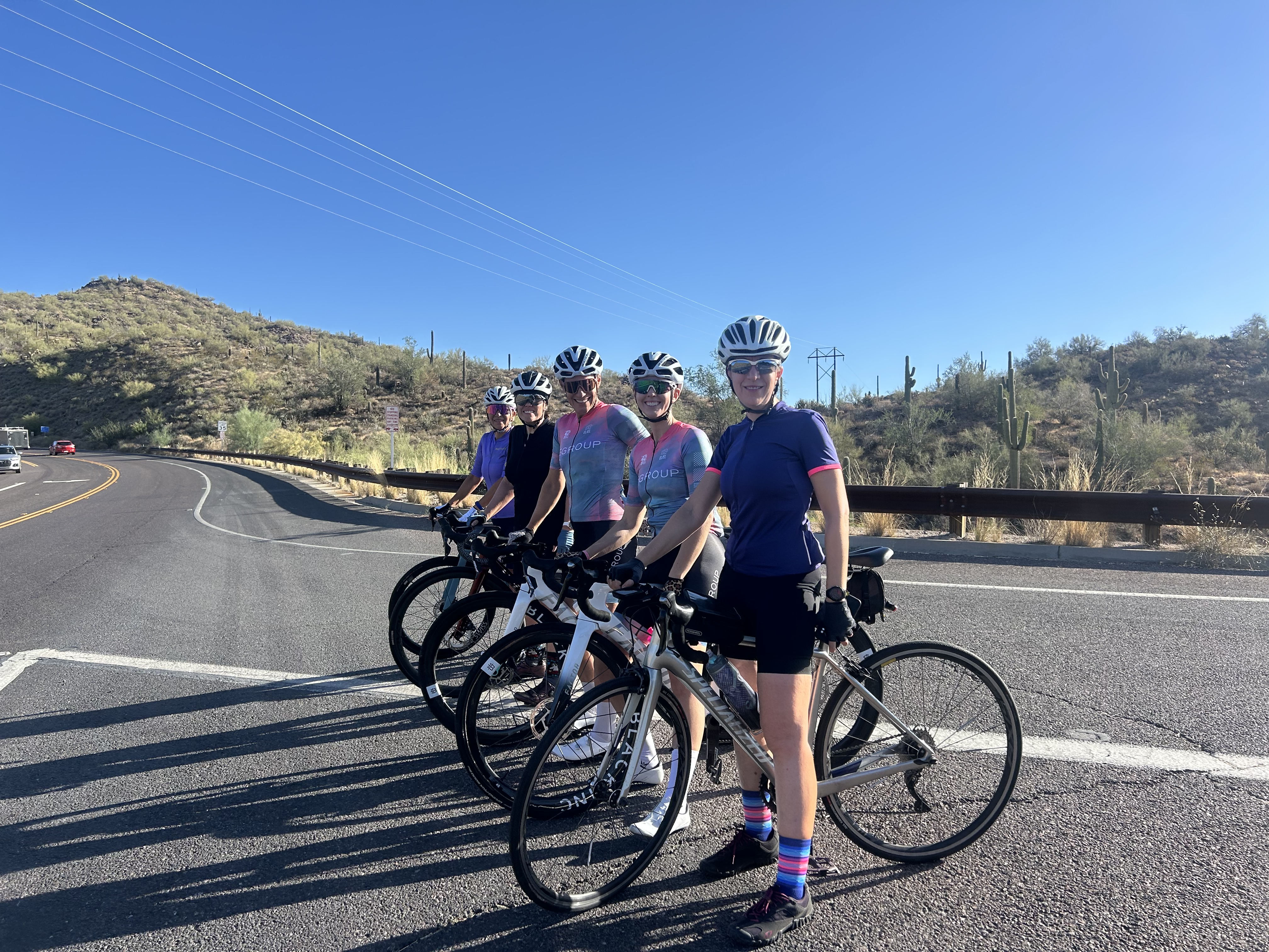 Regroup riders lined up during the last May Usery Loop