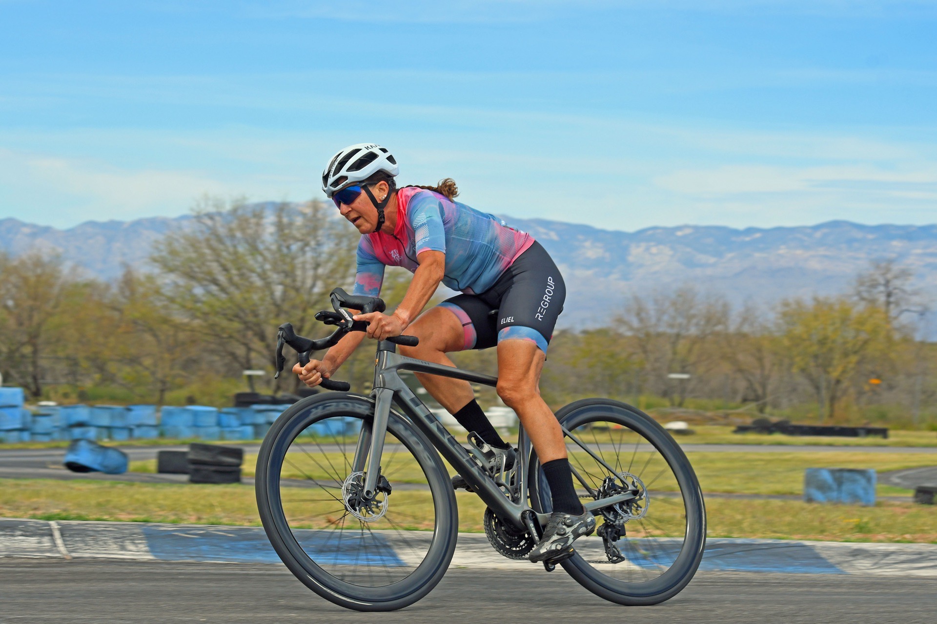 Mandy in action during the Musselman Crit