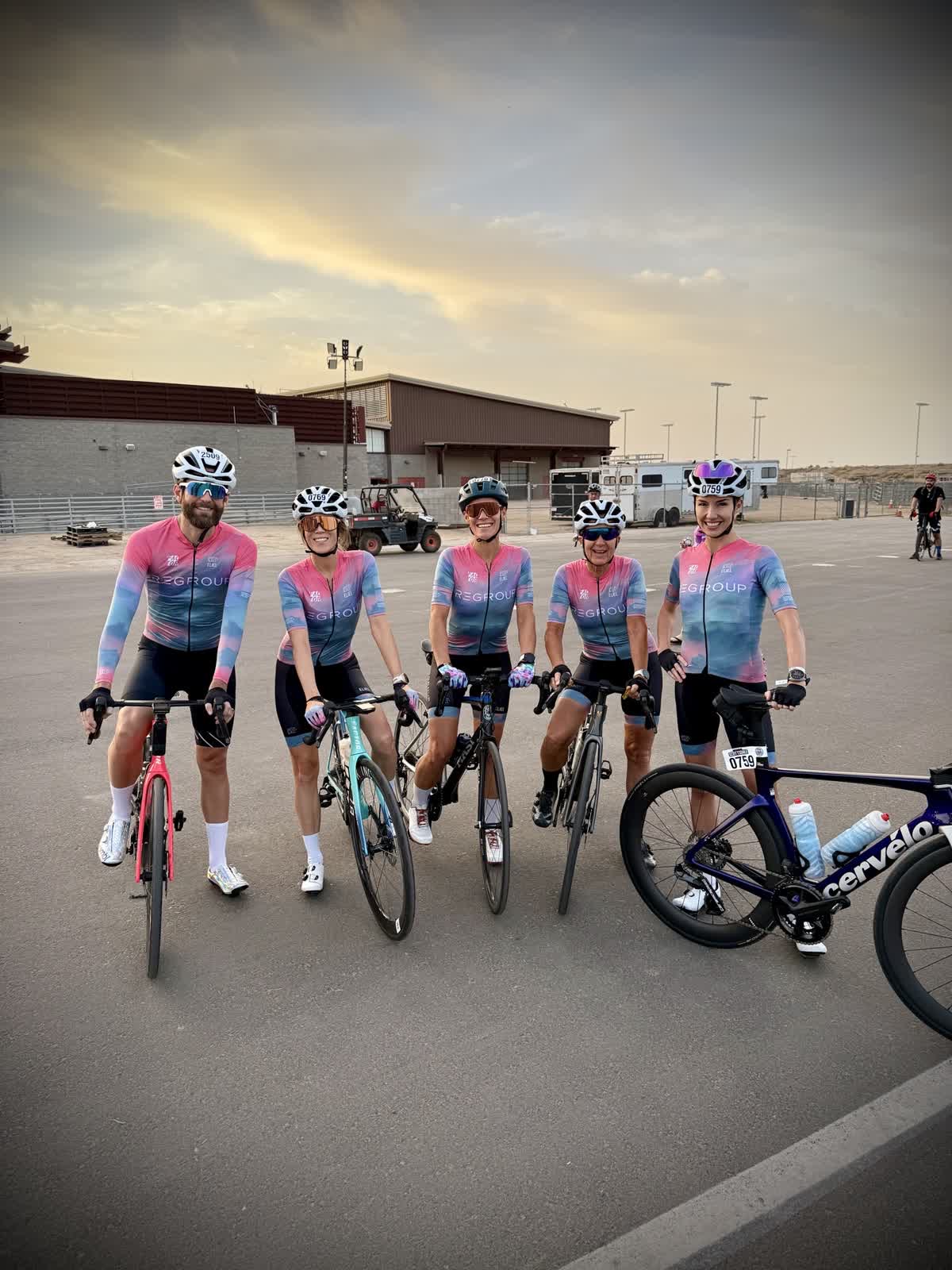 Regroup riders after Tour de Scottsdale